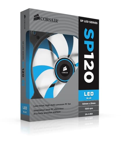 Corsair SP120 120 mm Fan With Blue LED